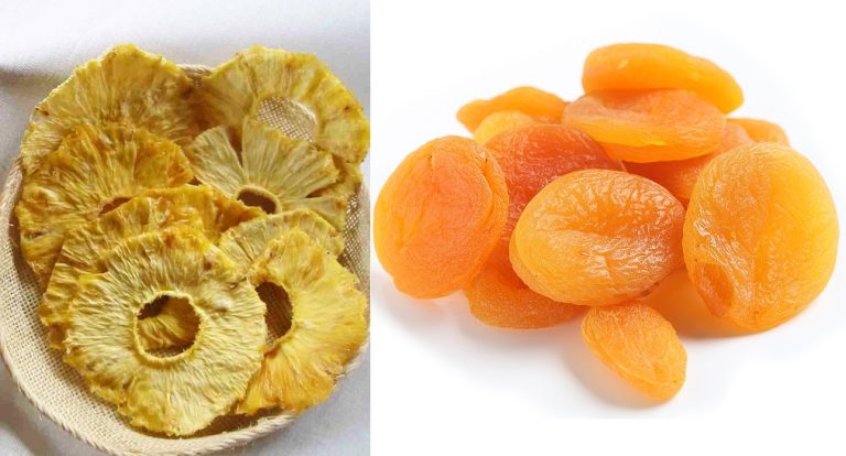 Conheça sobre o abacaxi e o damasco desidratados e seus benefícios!